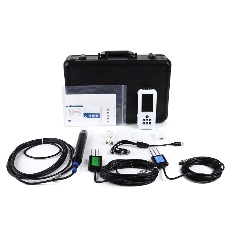 4G版土壤水分溫度鹽分電導率PH氮磷鉀測定儀